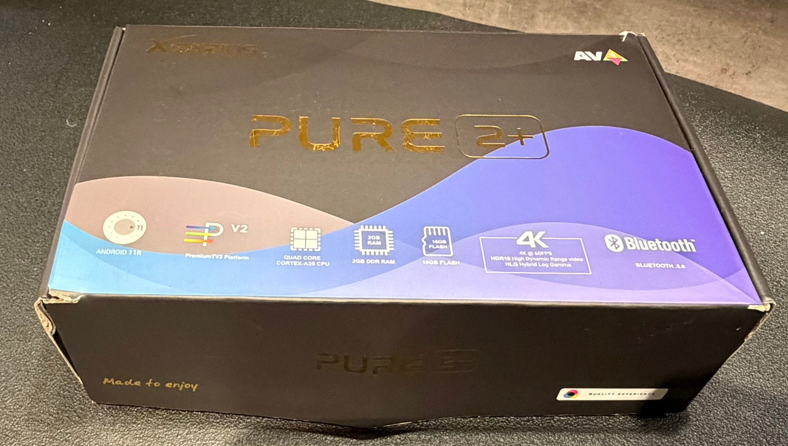 Te koop aangeboden: een Xsarius Pure 2+ 4K UHD Android 11, Audio, Tv en Foto, Ophalen, Zo goed als nieuw