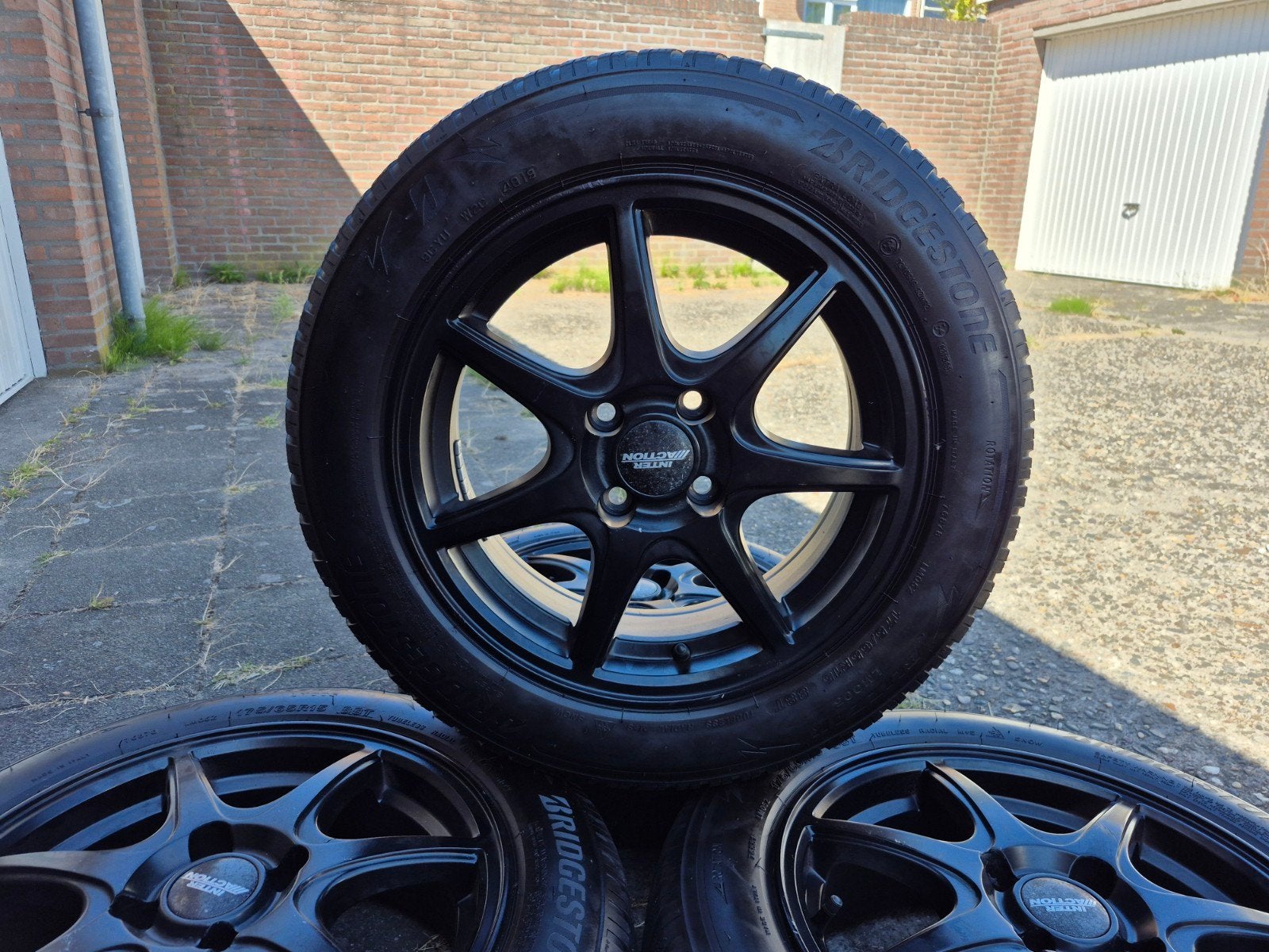Te koop Toyota Yaris velgen 175 65 15 inch met gooi profiel, Ophalen, Gebruikt, 15 inch, 175 mm