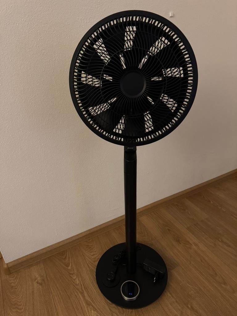 Duux Whisper Flex Ultimate Zwart ventilator, Witgoed en Apparatuur, Ventilatoren, Ophalen, Ventilator met afstandsbediening, Gebruikt