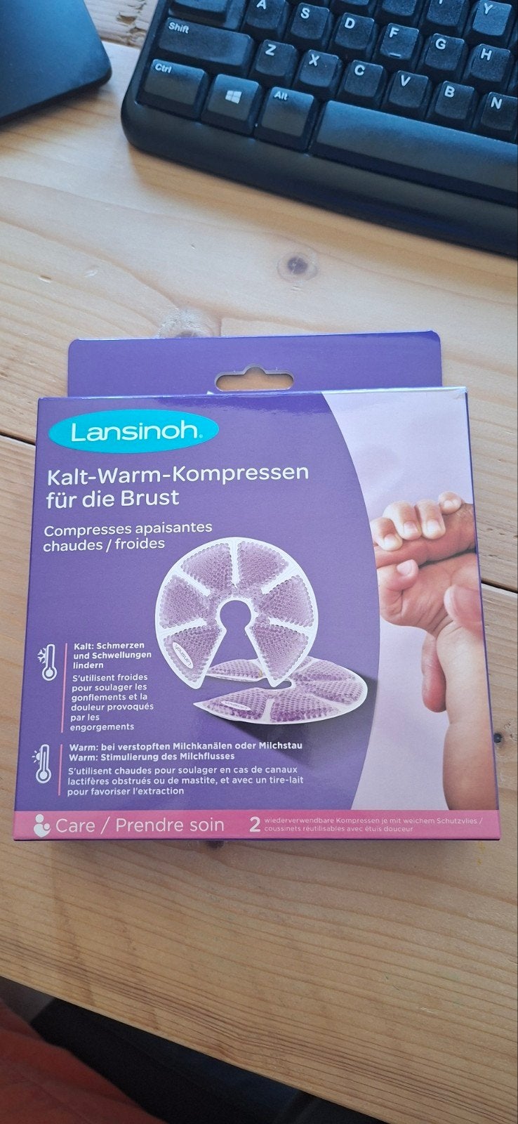 Lansinoh Koud-Warm Kompressen voor de Borst, Ophalen of Verzenden, Zo goed als nieuw