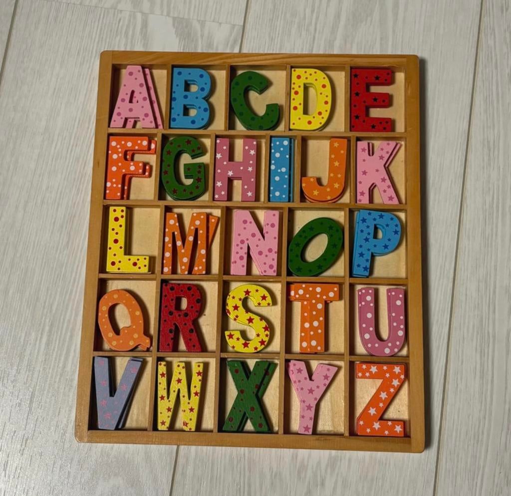Letterbak voor kind, Kinderen en Baby's, Speelgoed | Educatief en Creatief, Ophalen of Verzenden, Gebruikt, Taal en Lezen