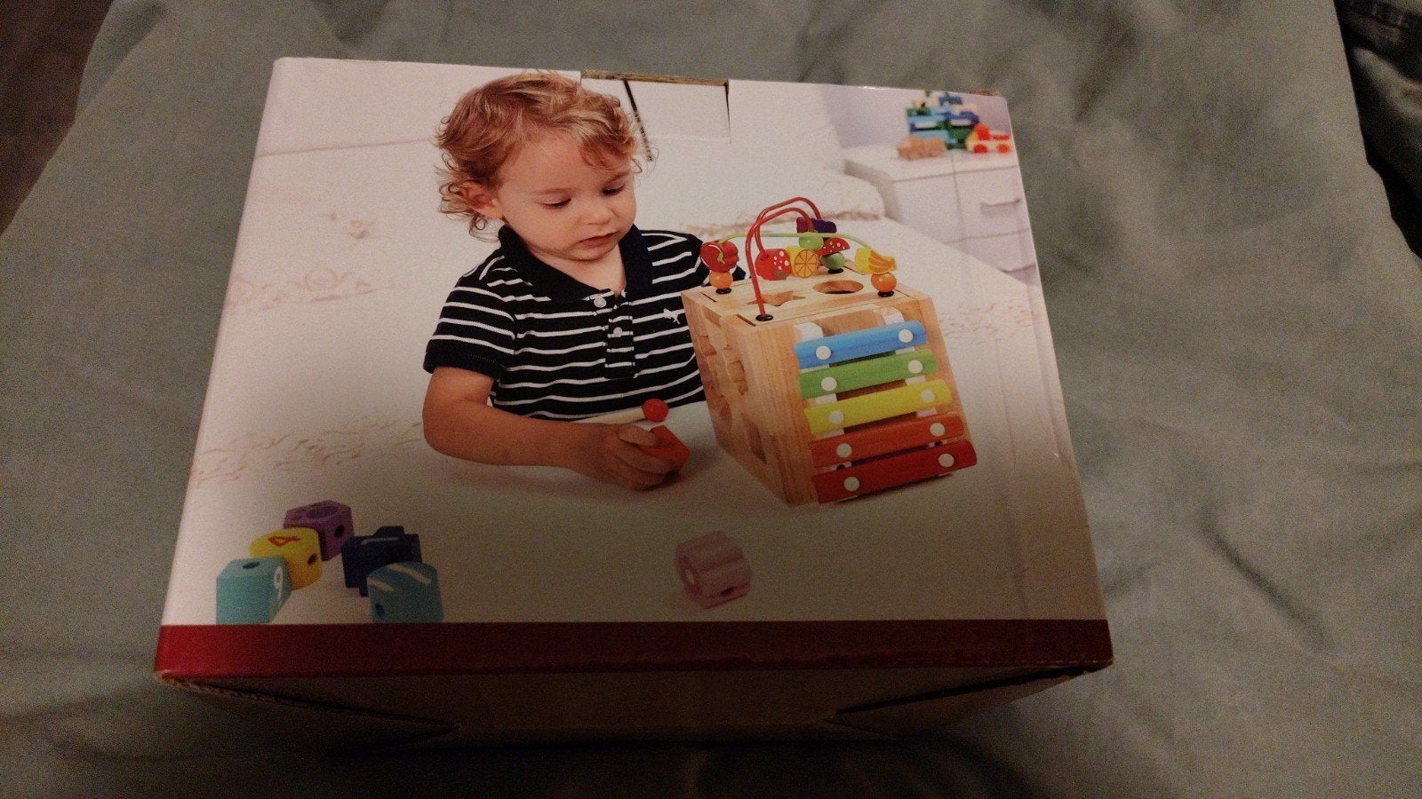 Houten Bead Maze Activity Center - Speelgoed voor baby's, Kinderen en Baby's, Ophalen, Nieuw, Overige typen, Met geluid