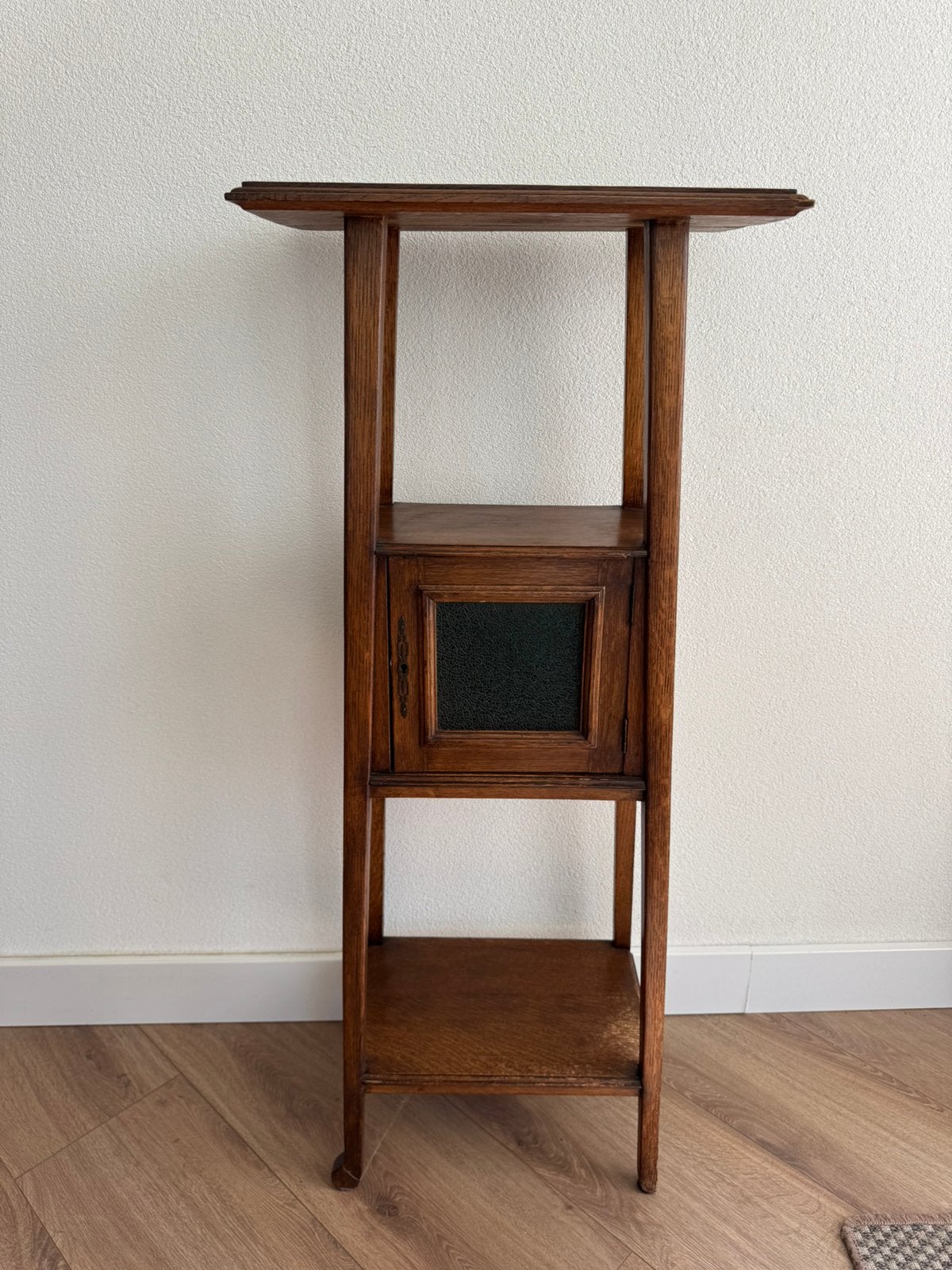 Antiek eikenhouten plantentafel, Ophalen
