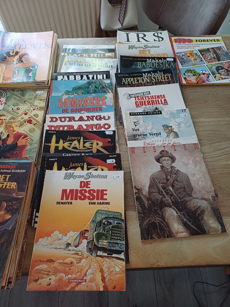 stripboeken, Ophalen, Gebruikt