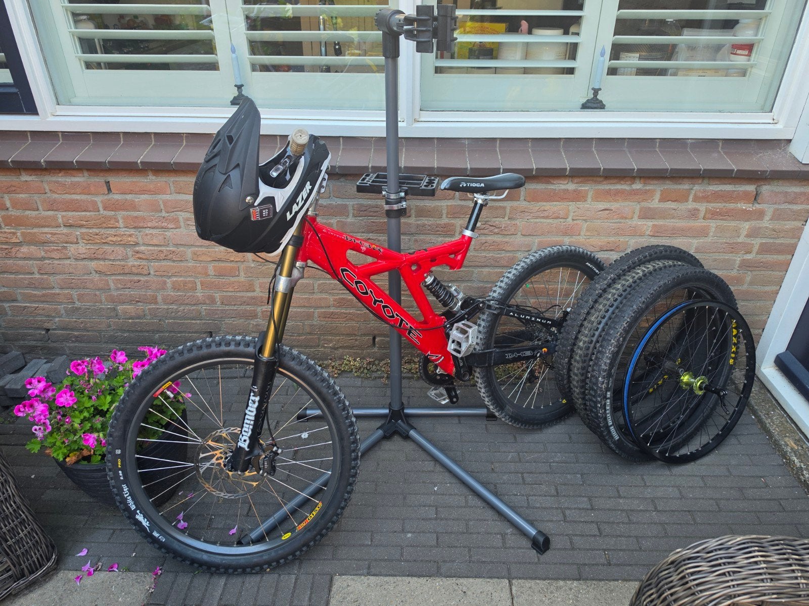 downhill, Fietsen en Brommers, Fietsen | Mountainbikes en ATB, Gebruikt, Fully, Schijfrem, Ophalen