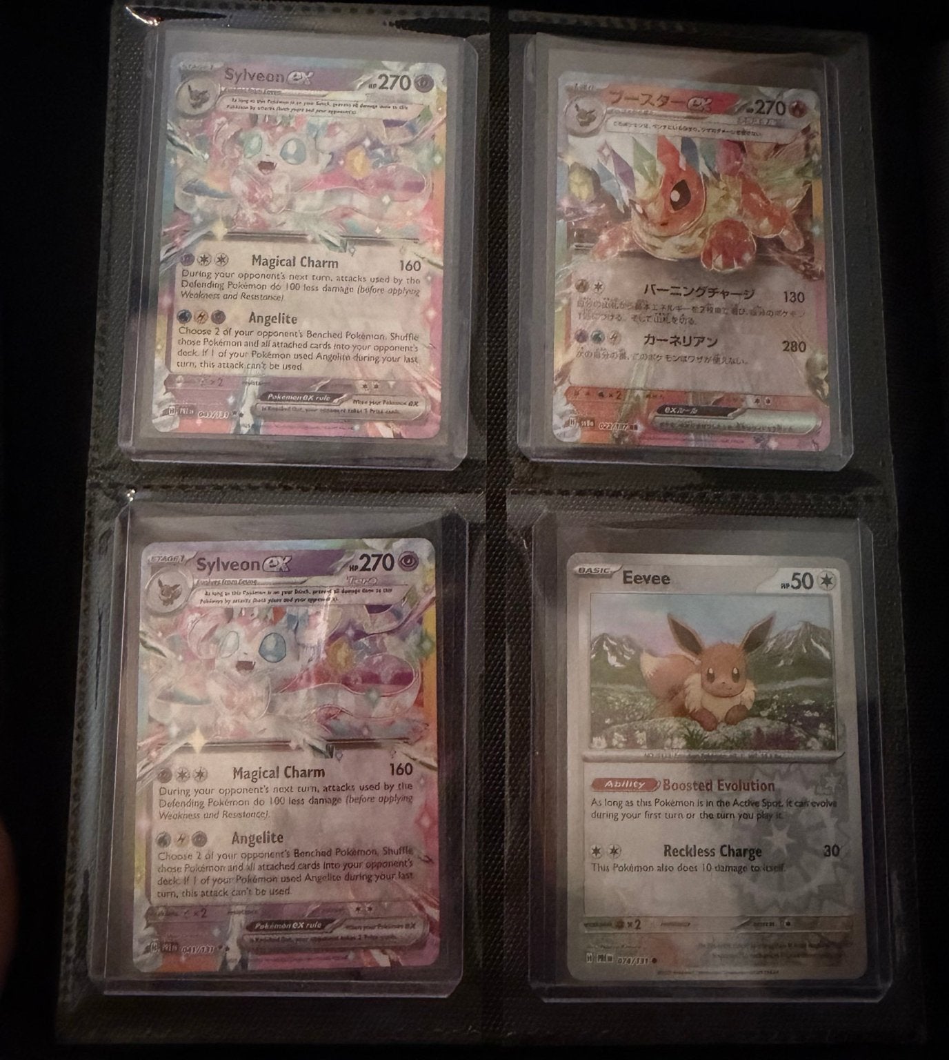 Pokémon kaarten, Ophalen of Verzenden, Zo goed als nieuw, Meerdere kaarten, Foil