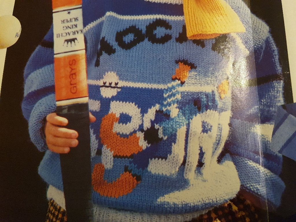 Hockey trui breipatroon, Ophalen of Verzenden, Zo goed als nieuw, Breien, Patroon of Boek