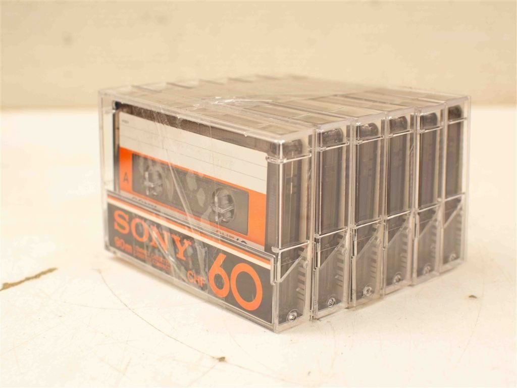 6 sony cassettebandjes 38478, Ophalen of Verzenden, Gebruikt, Overige genres, 1 bandje