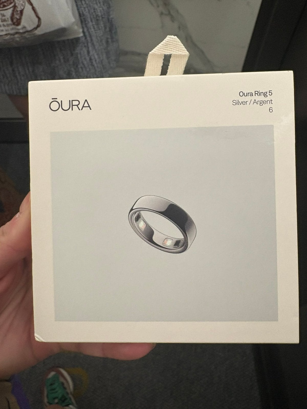 Oura 5 - size 6 (release 4-6-26) - nieuw en ongeopend, Ophalen, Nieuw, Zilver
