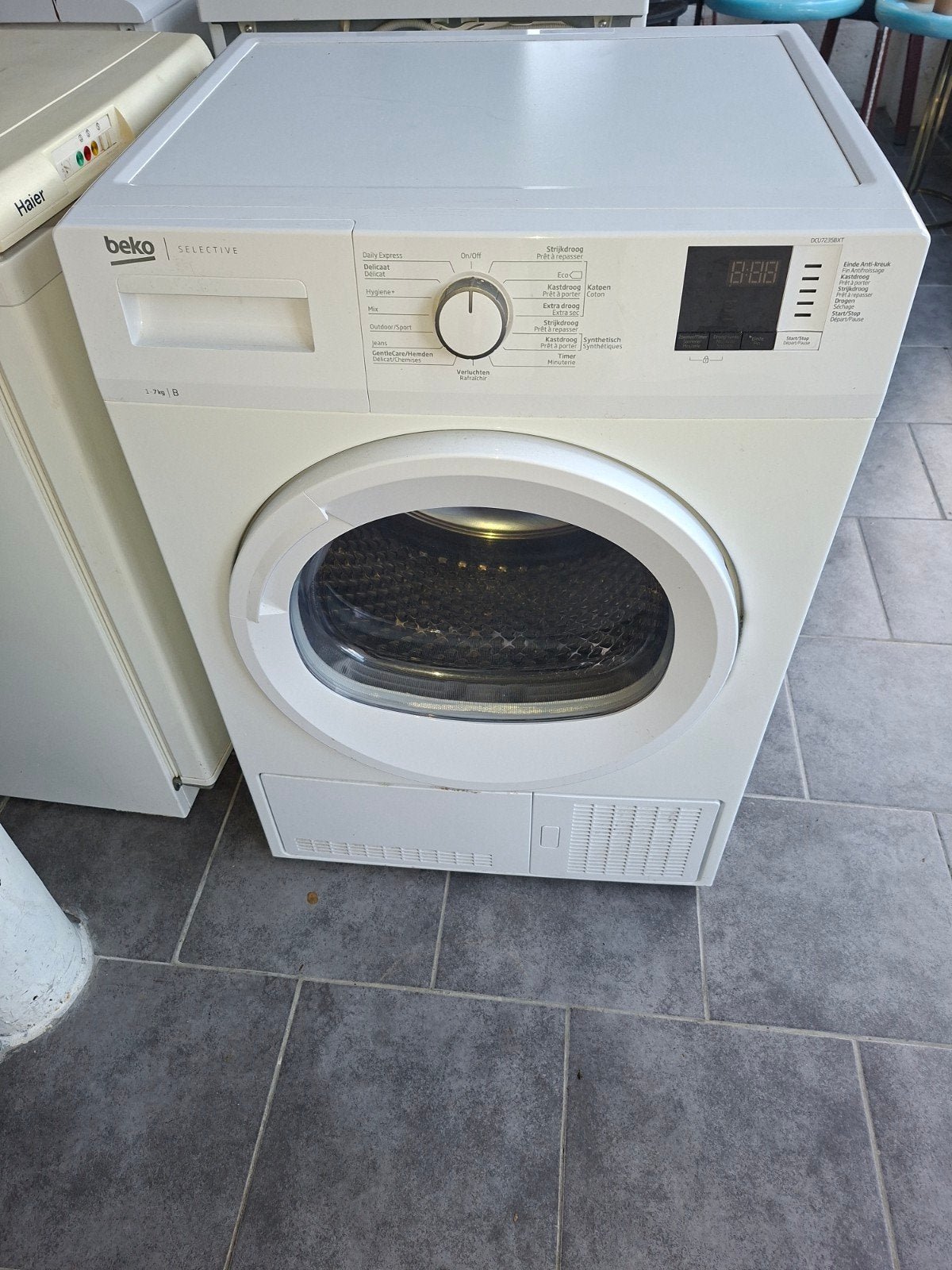 BEKO CONDENSDROGER (7KG), Ophalen, 6 tot 8 kg, Energieklasse A of zuiniger, 85 tot 90 cm