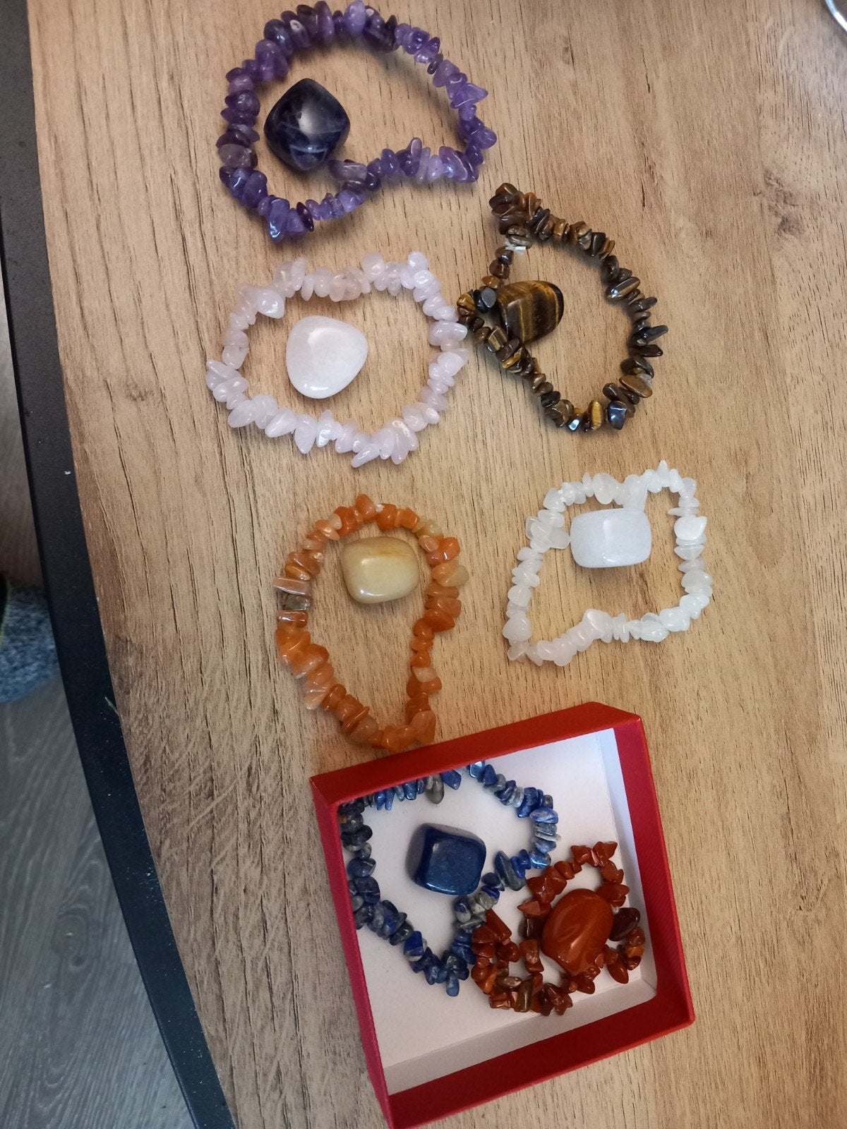 Chakra armbanden en bijbehorende stenen, Ophalen of Verzenden