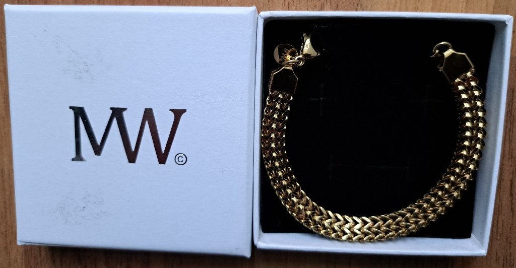 MW Siena Armband Goud, Sieraden, Tassen en Uiterlijk, Armbanden, Ophalen of Verzenden, Nieuw, Goud, Goud