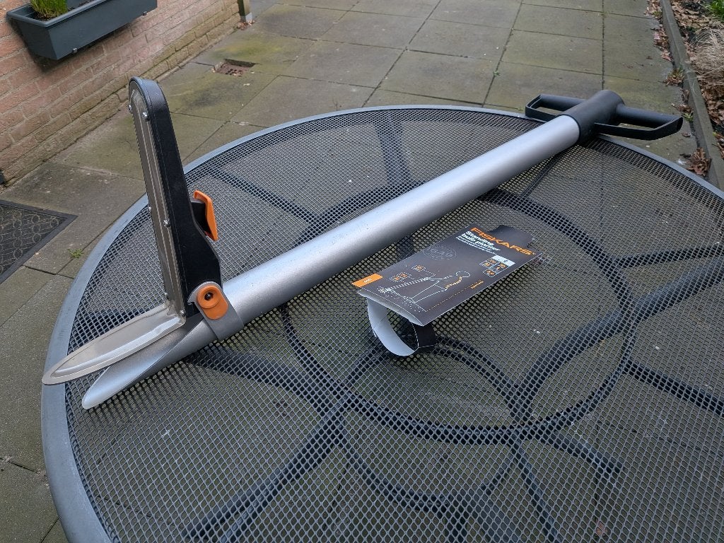 Fiskars Xact staande bloembollenplanter, Tuin en Terras, Ophalen of Verzenden, Zo goed als nieuw, Overige soorten, Fiskars Xact