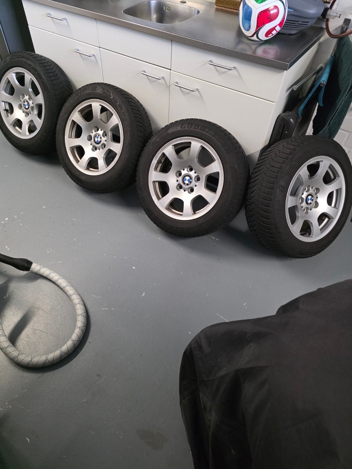 originele winterset bmw, Ophalen, 16 inch, Banden en Velgen, 205 mm