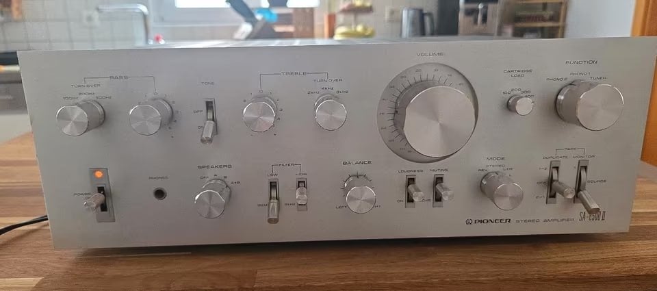 Pioneer SA-8500 II versterker in topstaat vintage Hi-Fi
