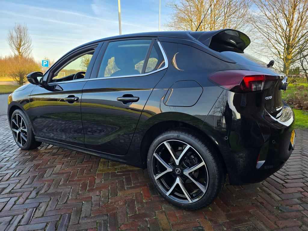 Opel CORSA 1.2 Elegance AUTOMAAT/airco/CRUISE, 101 pk, Gebruikt, Euro 6, Zwart
