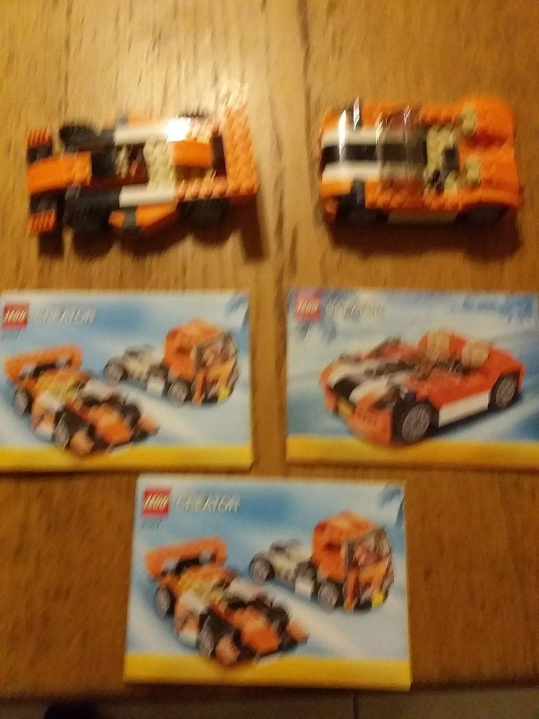 lego nr 31017 auto's 2 stuks, Gebruikt, Lego, Ophalen of Verzenden, Creator