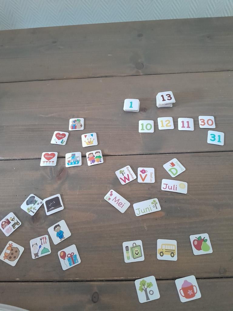 Dagritme magneetjes - Bijna compleet, Kinderen en Baby's, Ophalen of Verzenden, Gebruikt, Taal en Lezen