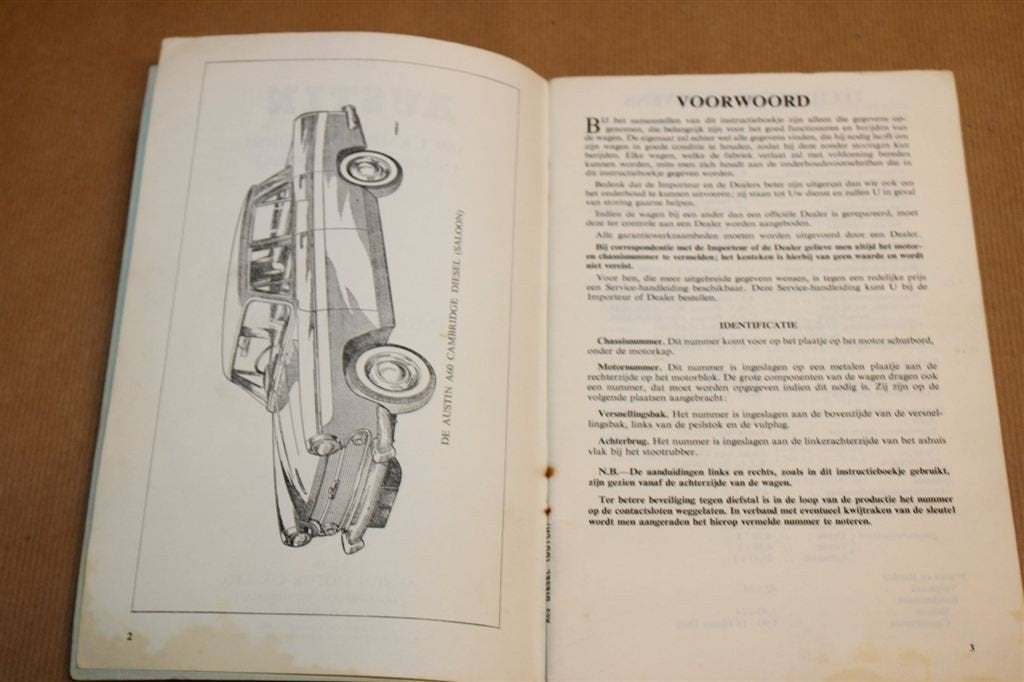 Zeldzaam Austin A60 Cambridge — Origineel Boekje 1965, Ophalen of Verzenden