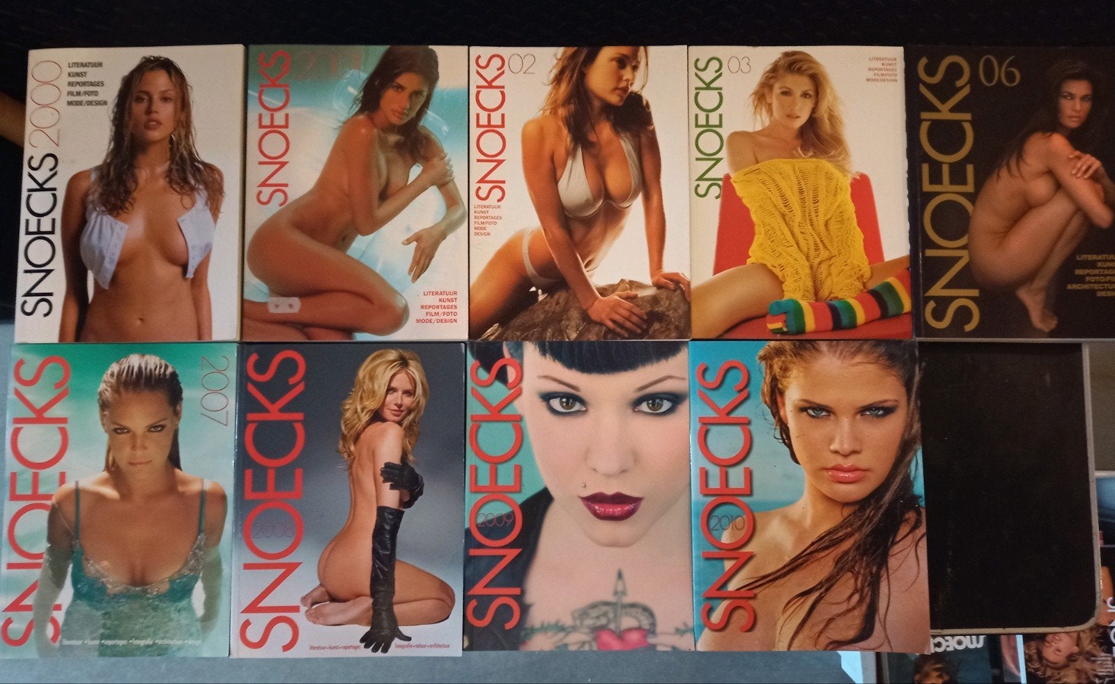 Partij van 27 Snoecks jaarboeken jaren '70 t/m 2010, Ophalen of Verzenden