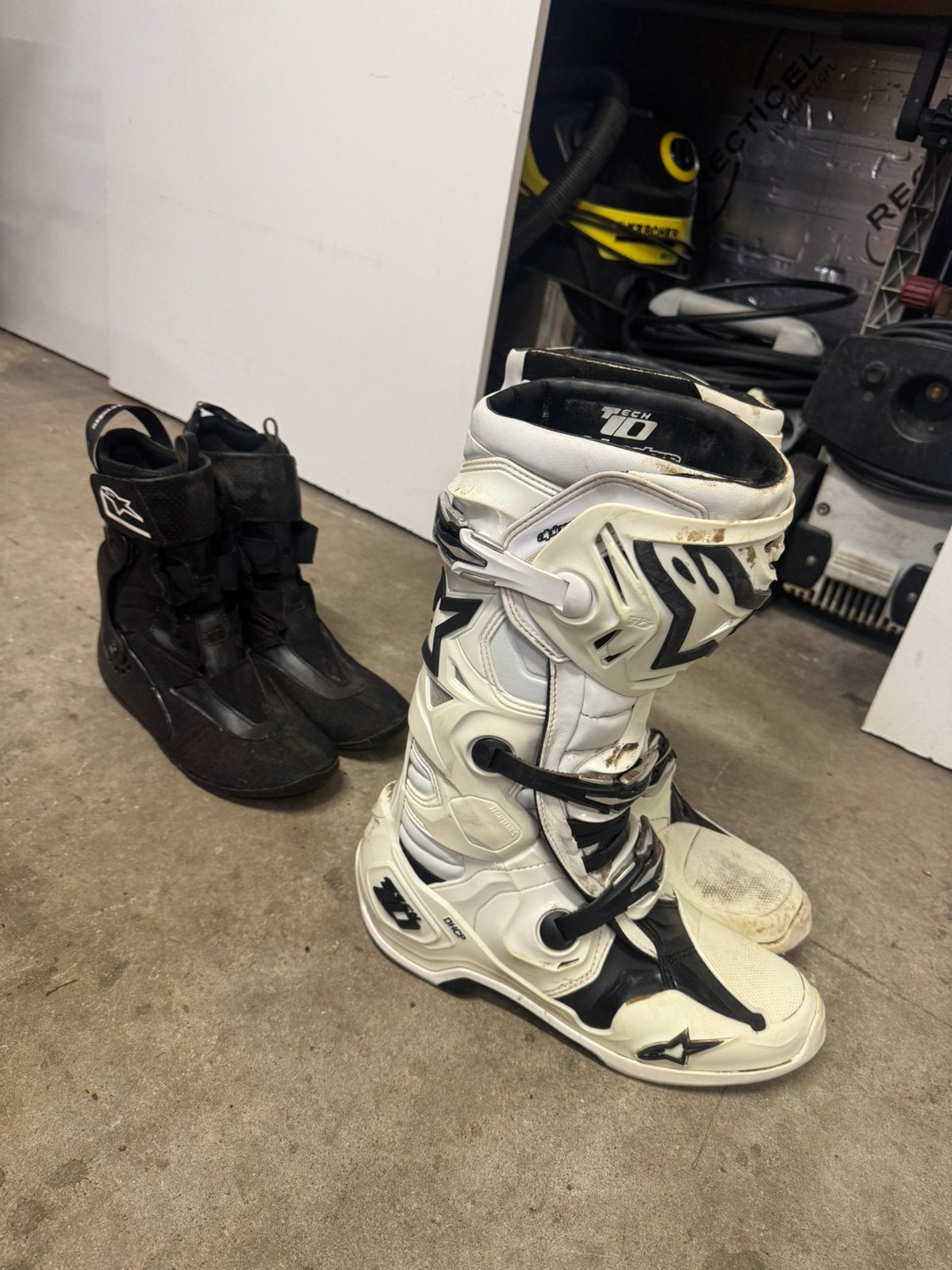 Alpinestars tech 10 wit maat 11 (45,5), Ophalen of Verzenden, Tweedehands, Laarzen