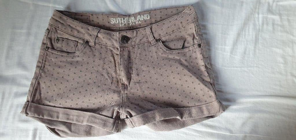 Korte Denim broek. Sutherland. Maat 36, Kort, Blauw, Ophalen of Verzenden, Maat 36 (S)