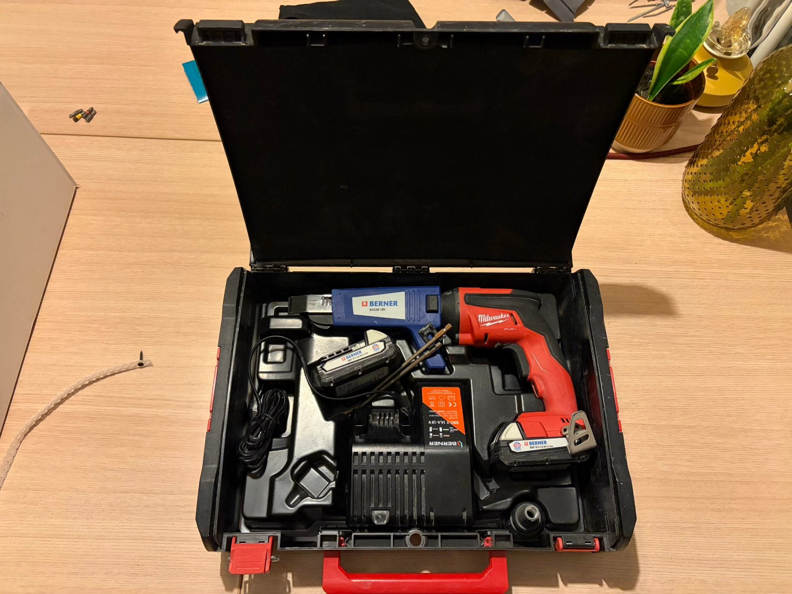 Milwaukee M18 FSGC-202X gips automaat, Doe-het-zelf en Verbouw, Ophalen, Zo goed als nieuw, Boor- en/of Breekhamer