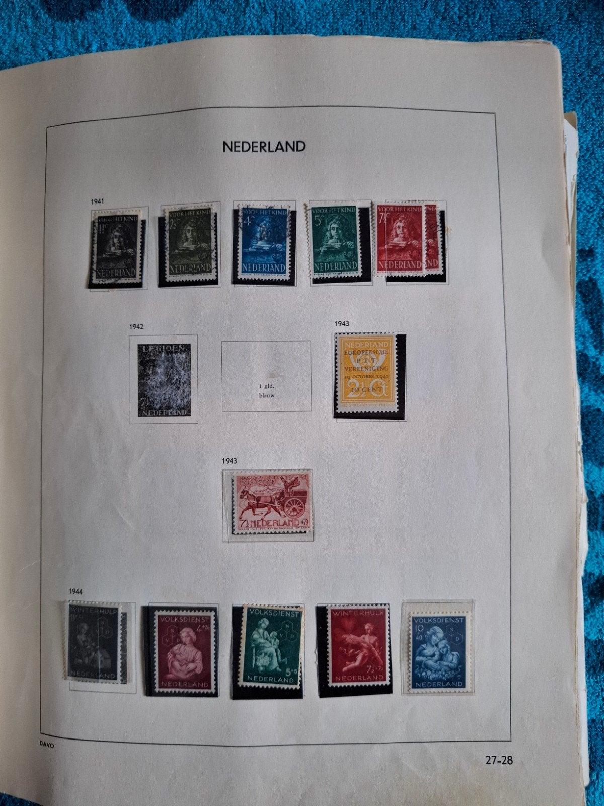 MN1107 Davo Luxe Nederland III Vanaf Klassiek (2/6), Ophalen of Verzenden, Nederland