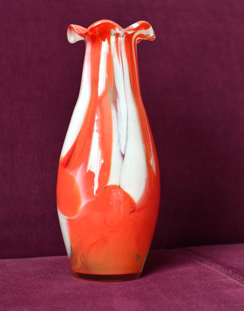 Murano glazen vaas , Mid century, Carlo Moretti,, Antiek en Kunst, Antiek | Vazen, Ophalen of Verzenden
