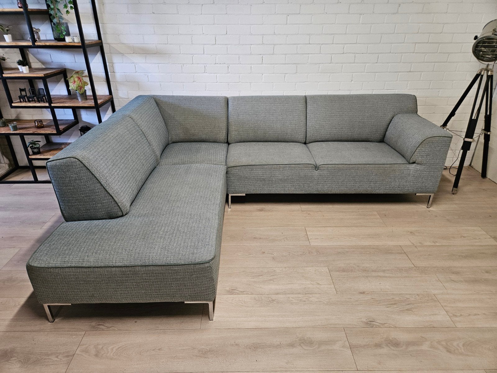 Montel Fresh Hoekbank | GRATIS LEVERING, Ophalen of Verzenden, Zo goed als nieuw, Vierpersoons of meer, Stof