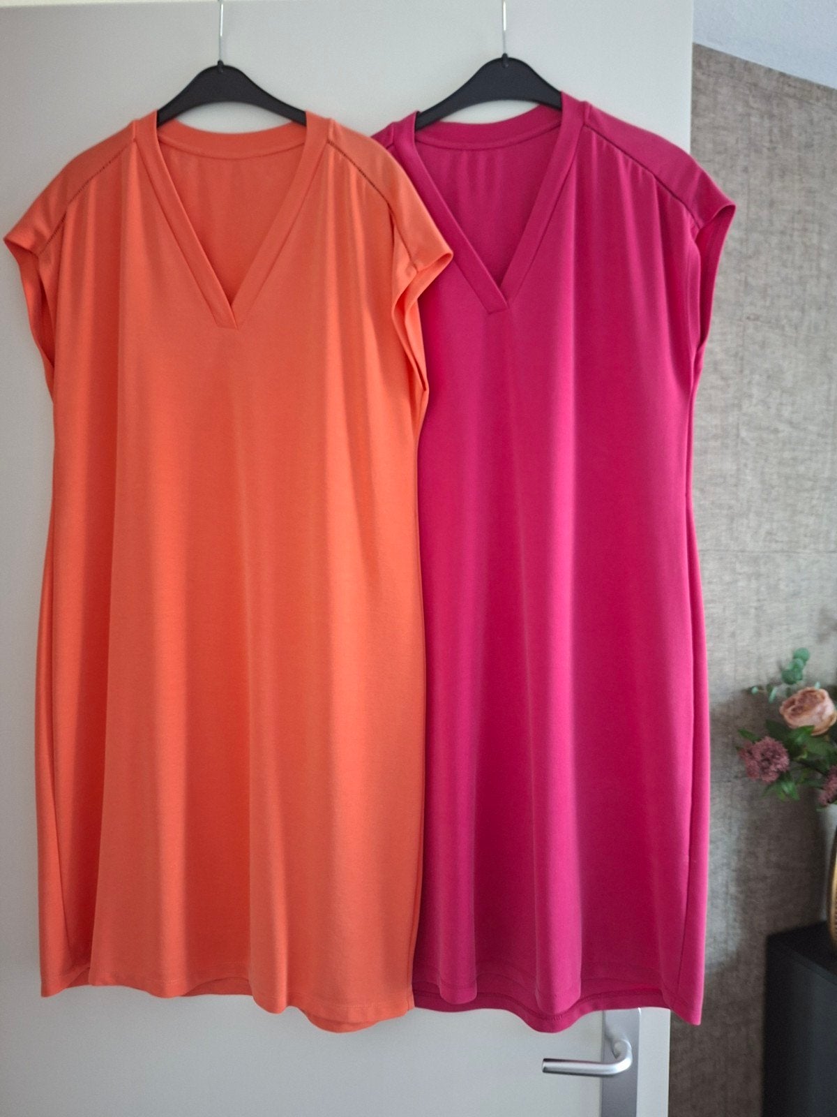 &Co woman jurken 2 stuks maat xl, Kleding | Dames, Jurken, Maat 46/48 (XL) of groter, &Co Woman, Oranje, Ophalen of Verzenden