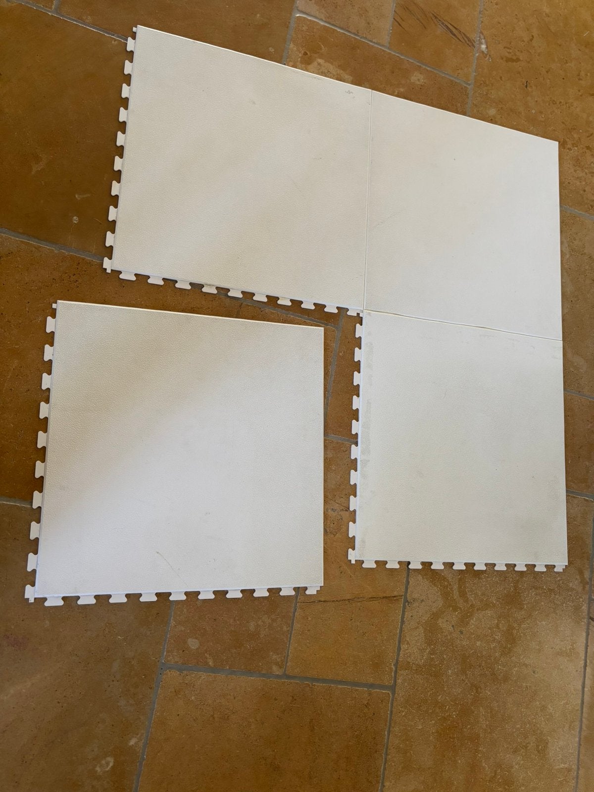 LUXURY 5 FLEXI-TILE , PVC KLIKTEGELS 12 m2, Ophalen, Gebruikt, 40 tot 60 cm, 10 m² of meer