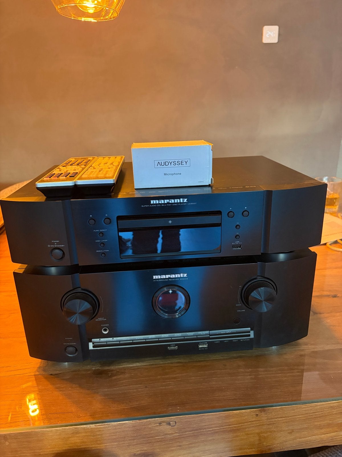 Marantz AV Receiver SR6006 & Blu-ray Speler UD5007, Gebruikt, 120 watt of meer, Ophalen, Marantz