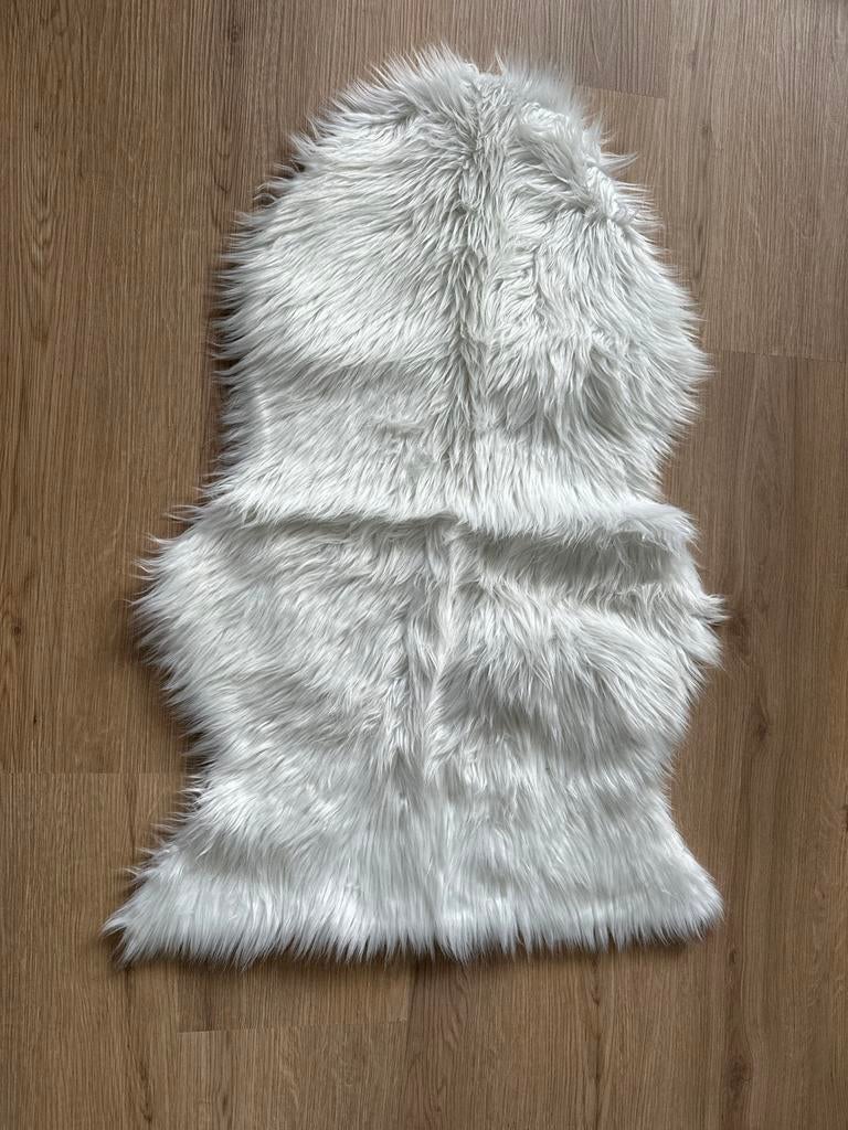Wit imitatiebont kleed, Wit, Zo goed als nieuw, Overige vormen, 50 tot 100 cm