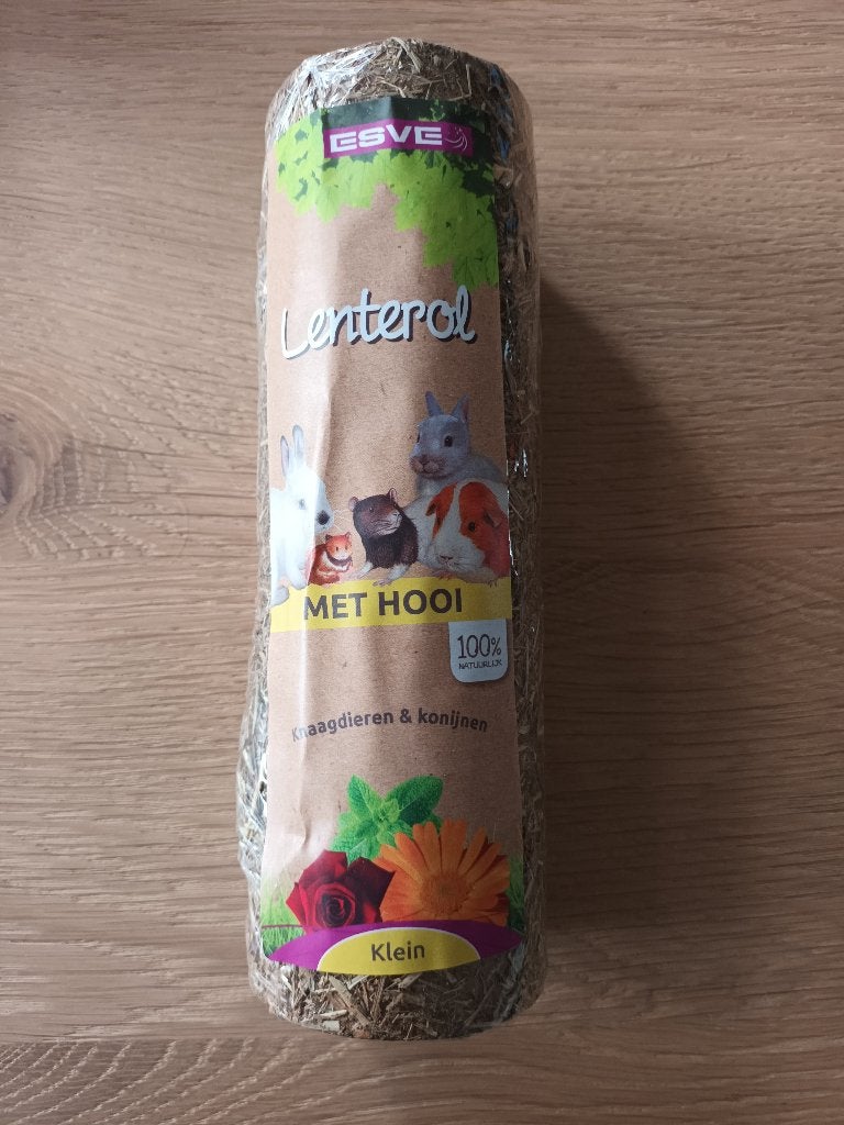 Nieuwe ESVE lenterol met hooi klein knaagdieren en konijnen, Ophalen of Verzenden, Nieuw, Verzorging