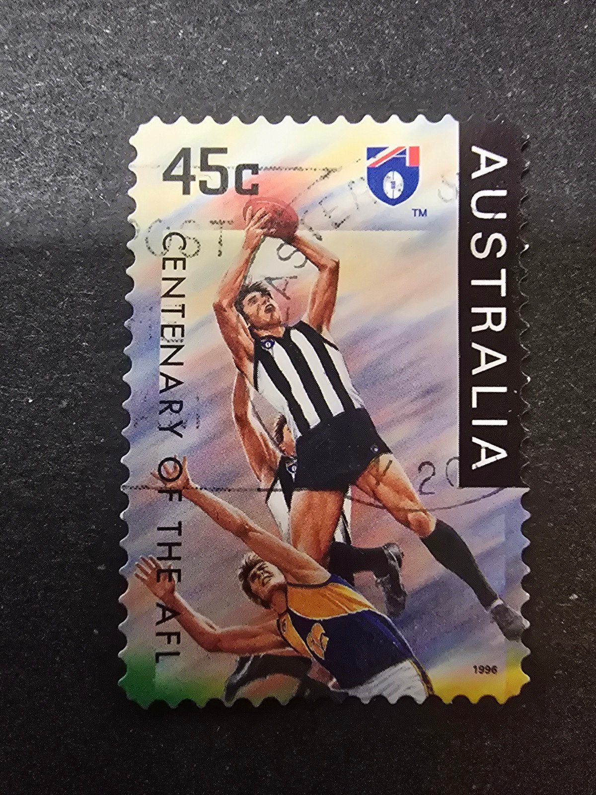 Postzegel Australië 1996 Michel 1568 - Football, Ophalen of Verzenden, Gestempeld
