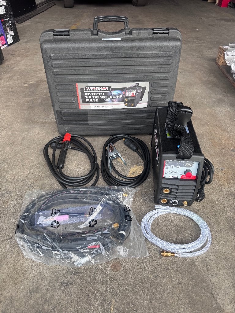 Nieuw Weldkar Inverter TIG 1660 DC/HF Pulse lasapparaat, Doe-het-zelf en Verbouw, Weldkar, Weldkar, Ophalen of Verzenden, Tig