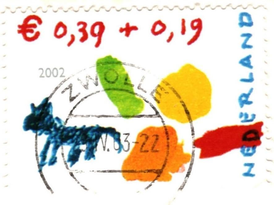 991424	Brugge B	_Gelopen met mooie zegel	Kinderpostzegel, Ophalen of Verzenden, 1980 tot heden, Gelopen, West-Vlaanderen