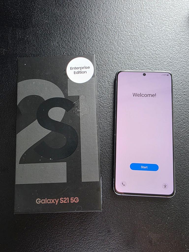 Samsung Galaxy S21 Enterprise Edition 128GB Phantom Gray, Telecommunicatie, Mobiele telefoons | Samsung, Gebruikt, Overige kleuren