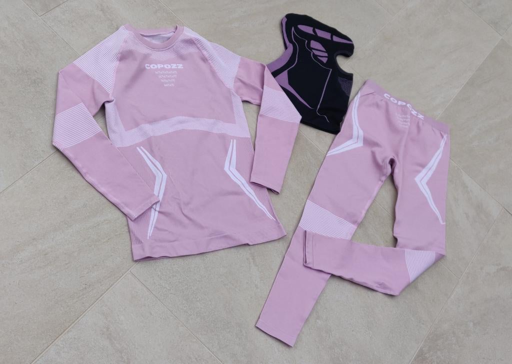 Lichtroze thermokleding en Balaclava, helmmuts, bivakmuts, Ophalen of Verzenden, Tweedehands, Kinderen, Overige typen