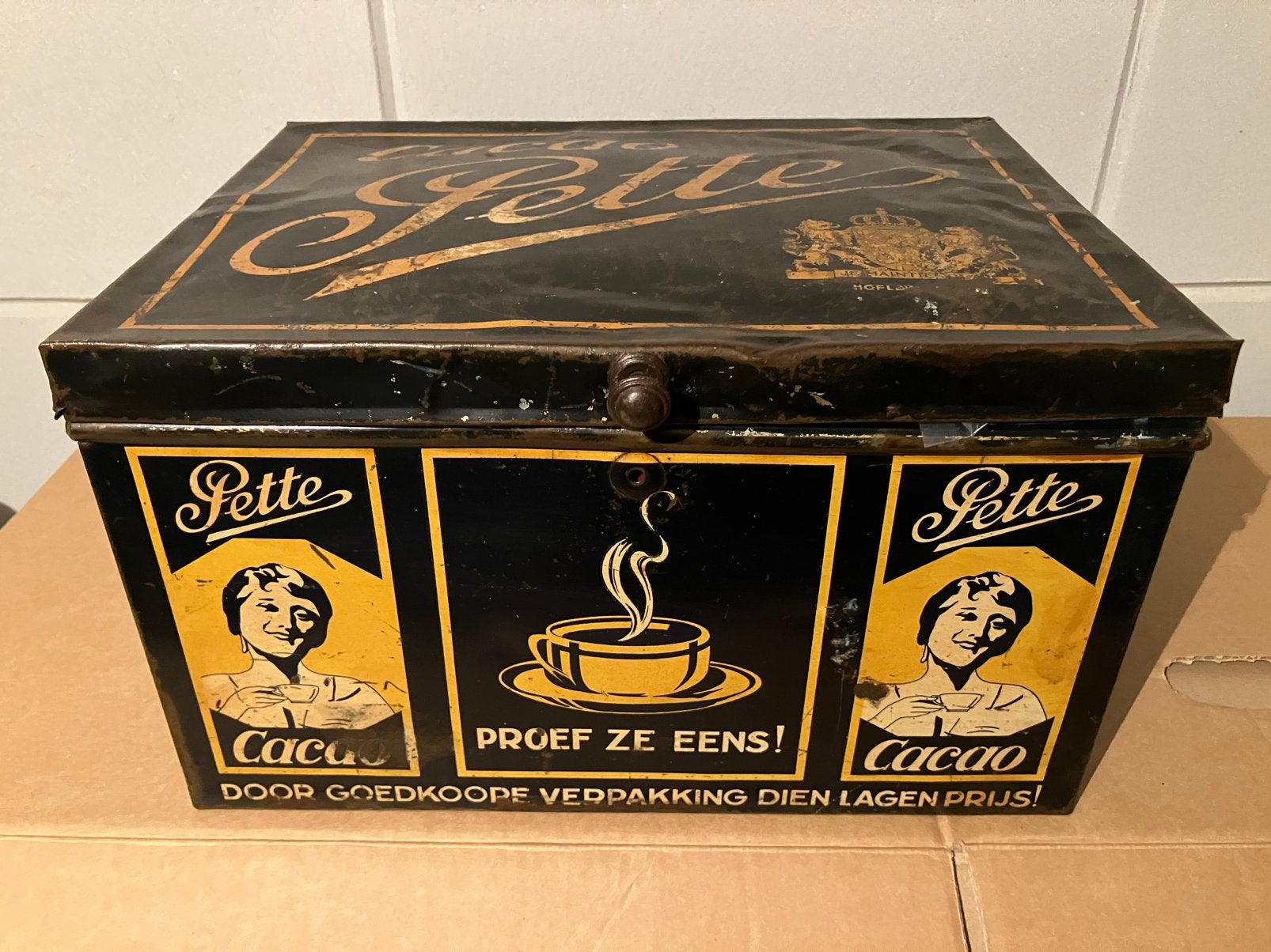 Pette Cacao winkelblik 10KG chocola, Ophalen, Gebruikt, Overige, Overige merken
