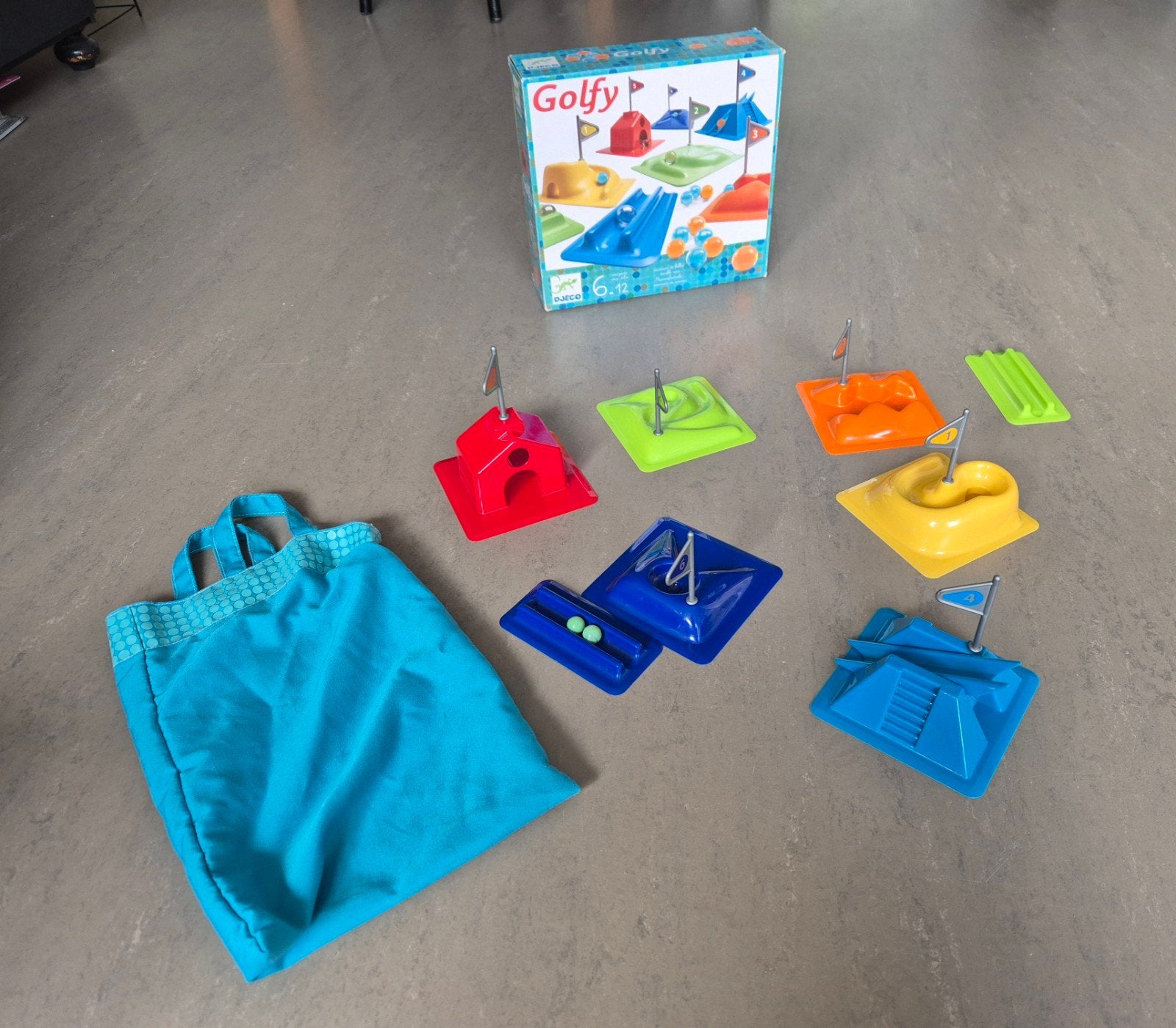 Djeco Golfy - Leuk minigolf spel voor kinderen, Kinderen en Baby's, Speelgoed | Overig, Ophalen of Verzenden, Gebruikt, Jongen of Meisje