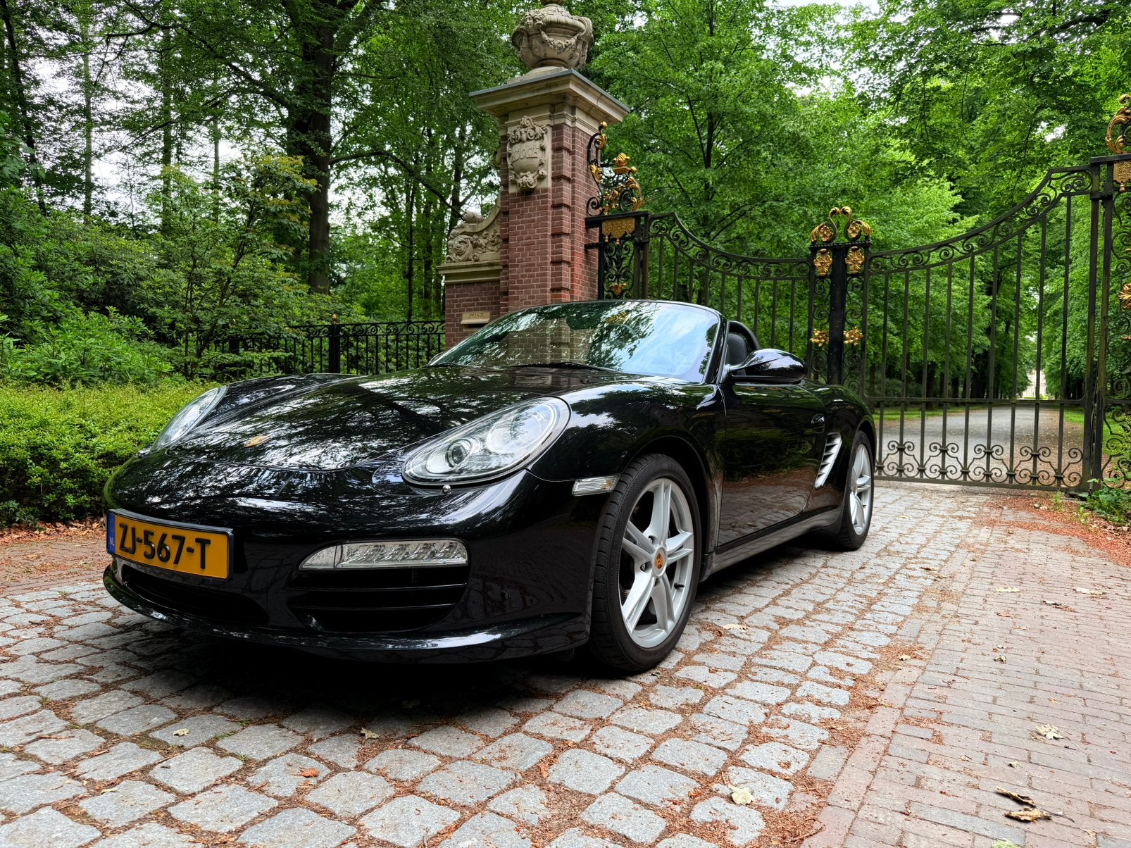 Porsche Boxster 2.9, Vol opties, Als nieuw, Inruil mogelijk, Auto's, Porsche, Achterwielaandrijving, Zwart, Bluetooth, Cabriolet