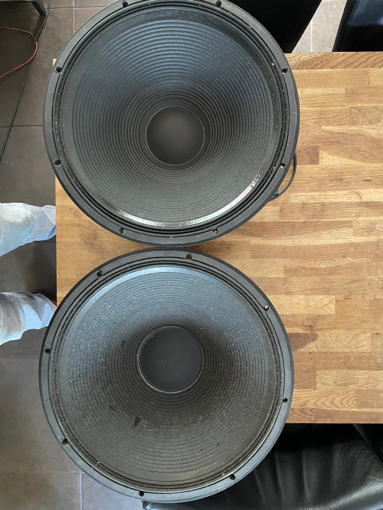 2x Beyma18G50 speakers, Ophalen, 120 watt of meer, Front, Rear of Stereo speakers, Overige merken