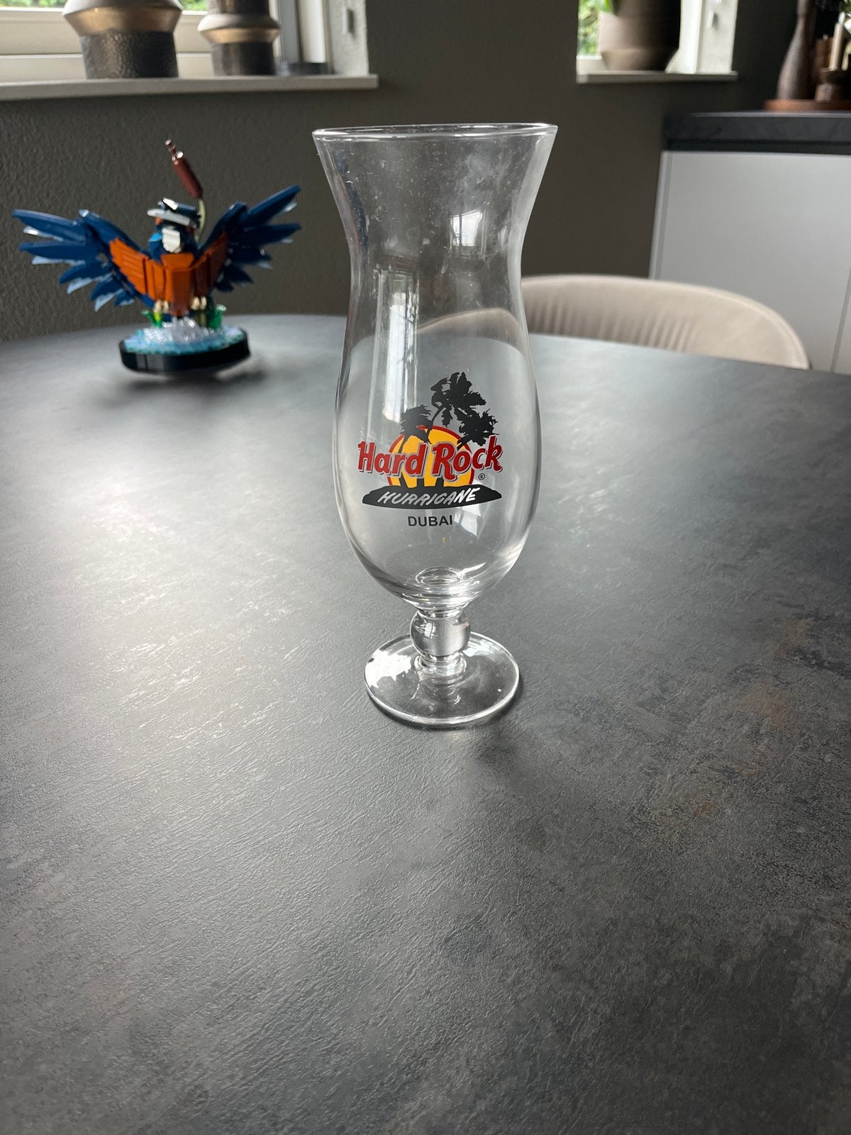 Hard Rock Cafe Hurricane glas Dubai, Verzamelen, Ophalen of Verzenden, Zo goed als nieuw, Overige typen