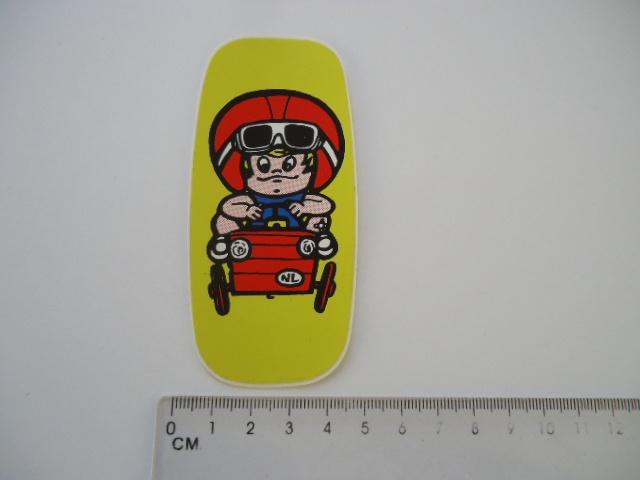 sticker oud Auto kart strip deur race zeepkist nl kar car, Verzenden, Zo goed als nieuw, Bedrijf of Vereniging