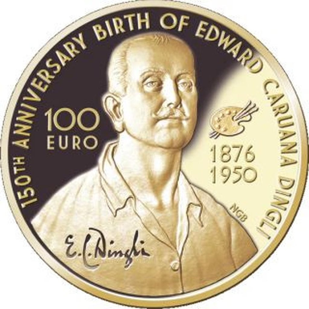 100 Euro Malta 2026 - Edward C. Dingli - PROOF - Goud, Verzenden, Losse munt, Malta, Goud