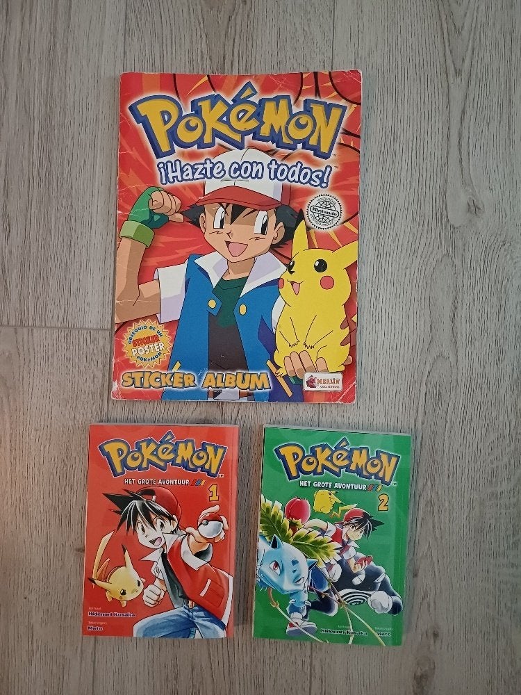 bijna gratis buitenlandse Pokémon boekjes / album OPHALEN, Ophalen, Gebruikt, Boek of Catalogus