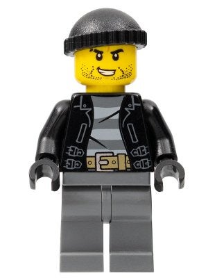 LEGO City cty0930 Police - City Bandit Crook, Black Knit, City, Lego, Nieuw, Ophalen of Verzenden