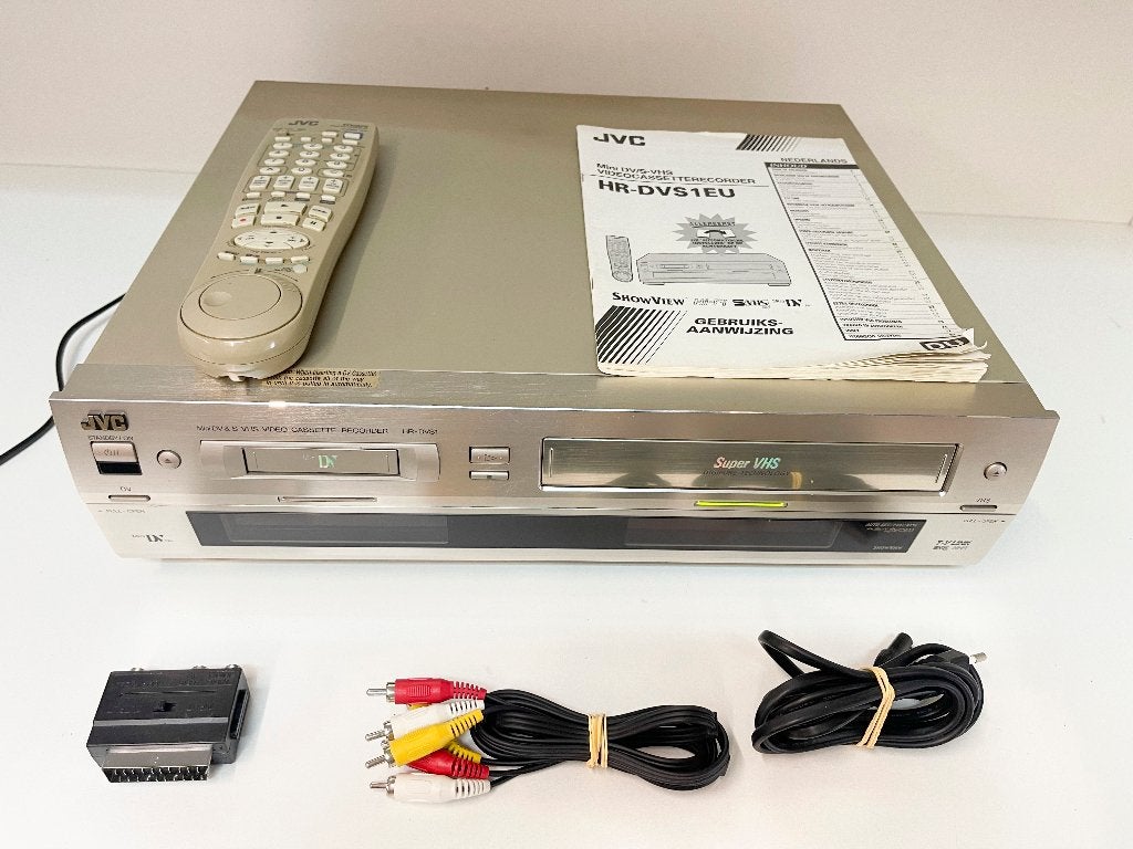 JVC HR-DVS1EU professionele MiniDV combi S-VHS Recorder, Jvc, N, Ophalen of Verzenden, VHS-speler of -recorder